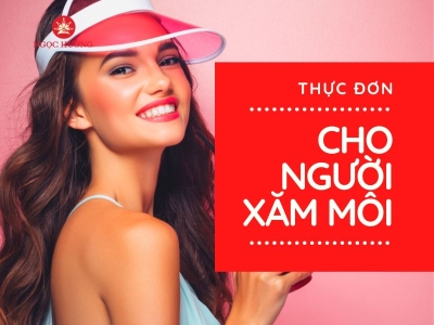 Thực đơn cho người xăm môi lên màu đẹp nhất
