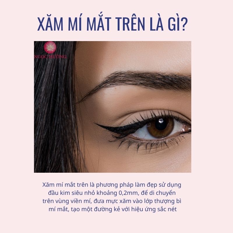 xăm mí mắt trên