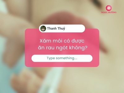 Giải đáp xăm môi có được ăn rau ngót không?