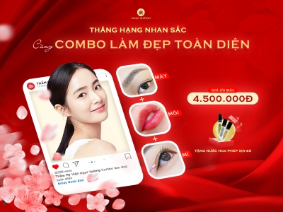 THÁNG 10 NÀY, NGỌC HƯỜNG CHIÊU ĐÃI KHÁCH HÀNG BẰNG COMBO [LÀM ĐẸP TOÀN DIỆN] CÓ GIÁ CỰC HẤP DẪN
