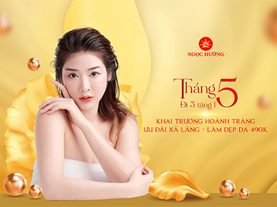 THÁNG 5: KHAI TRƯƠNG HOÀNH TRÁNG CHI NHÁNH MỚI NAM ĐỊNH – ƯU ĐÃI XẢ LÁNG TOÀN HỆ THỐNG: PHUN XĂM ĐI 3 TẶNG 1, LÀM ĐẸP DA ĐỒNG GIÁ 490K