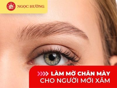 Cách làm mờ chân mày mới xăm đơn giản, hiệu quả