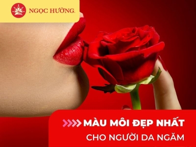 Màu môi phun đẹp cho người da ngăm đẹp nhất