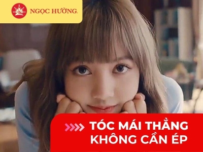 Hướng dẫn cách làm tóc mái thẳng không cần ép đơn giản