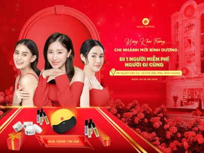 ĐI 1 NGƯỜI MIỄN PHÍ CHO NGƯỜI ĐI CÙNG, TGĐ TMV NGỌC HƯỜNG TRỰC TIẾP TƯ VẤN VÀ LÀM ĐẸP!