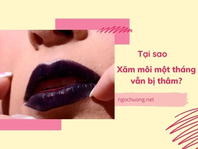 Cách xử lý xăm môi một tháng vẫn thâm đơn giản và hiệu quả nhất.