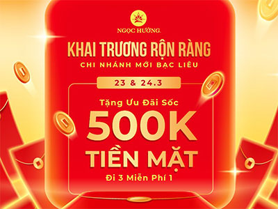 LÀM ĐẸP TẶNG TIỀN MẶT ĐẾN 500K DÀNH CHO CHỊ EM BẠC LIÊU CHỈ 2 NGÀY DUY NHẤT
