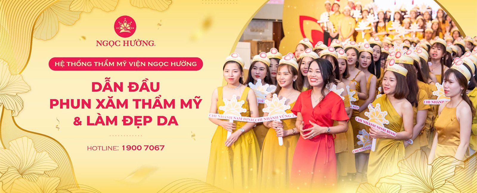 Hệ thống Thẩm mỹ viện Ngọc Hường Dẫn đầu về phun xăm thẩm mỹ và làm đẹp da