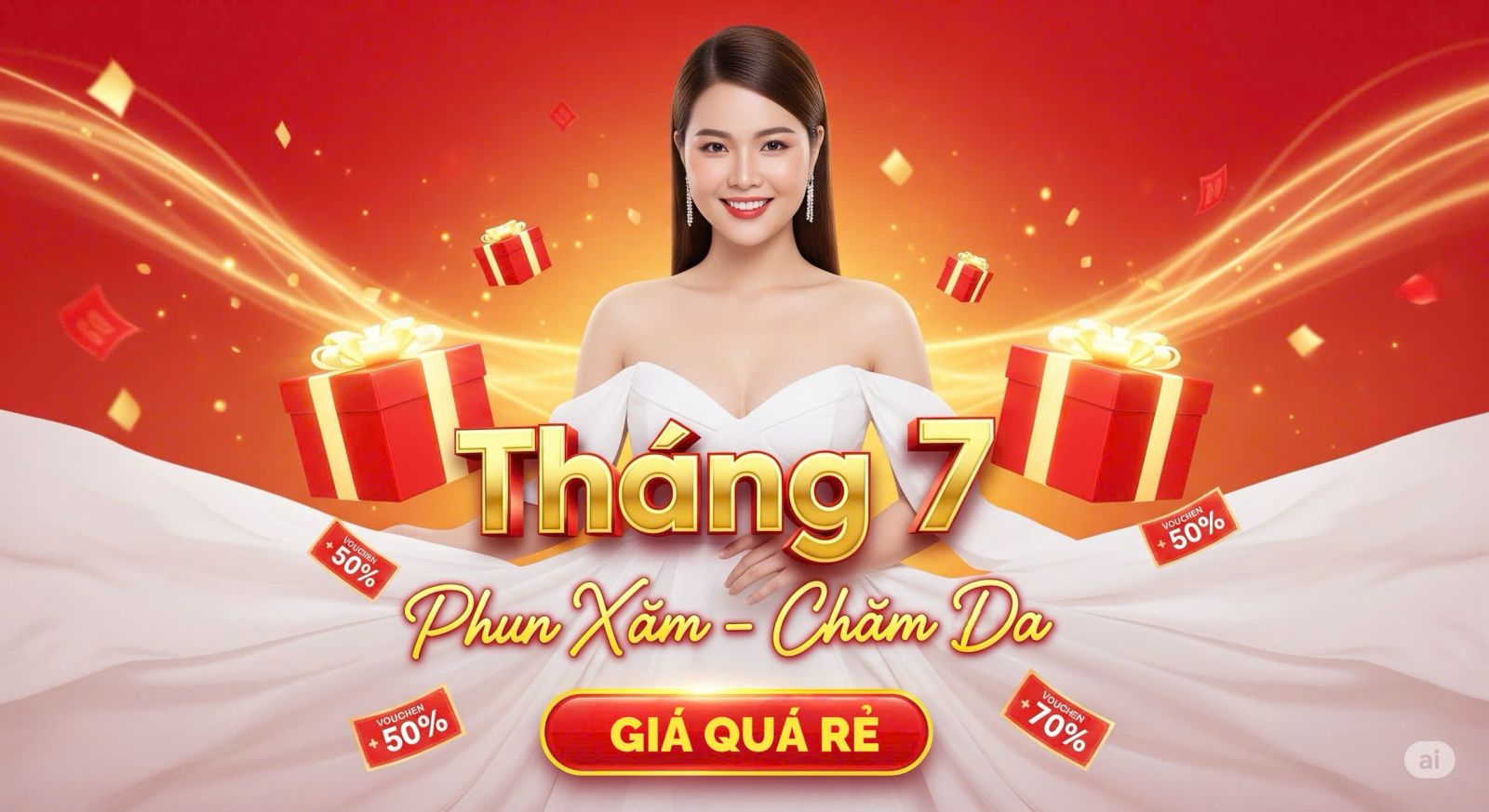 Ưu đãi Tháng 7 – Làm đẹp chuẩn y khoa, giá cực hời!